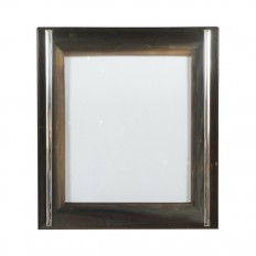 Horn and sterling silver frame